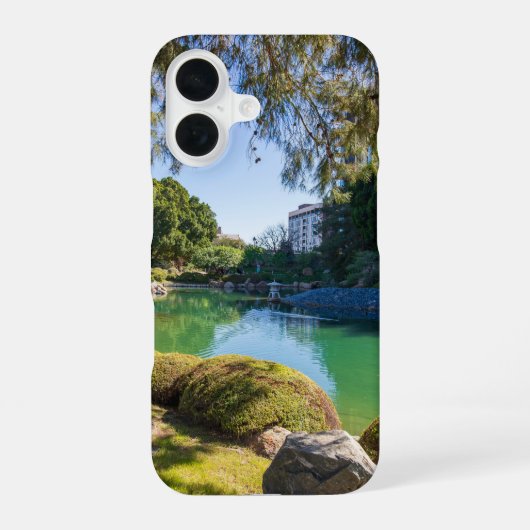 ザフレンドシップ日本のガーデン iPhone 16ケース (裏面)