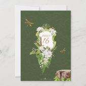 ザフロッグプリンススウィート16プリンセス誕生日 招待状 (裏面)