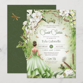 ザフロッグプリンスフェアユタレプリンセスSweet sixteen 招待状