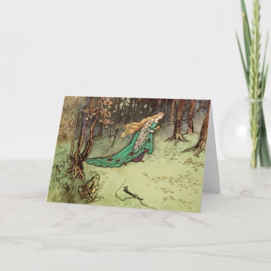 ザフロッグプリンスプリンセスヴィンテージ童話 カード (正面)