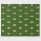 ザフロッグ顔 ラッピングペーパー (フラット)