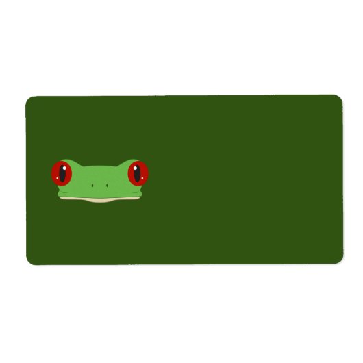 ザフロッグ顔 ラベル (正面)