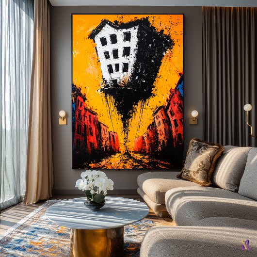 ザフローティングアビス – エクスプレシショニスト超現実都市 ポスター