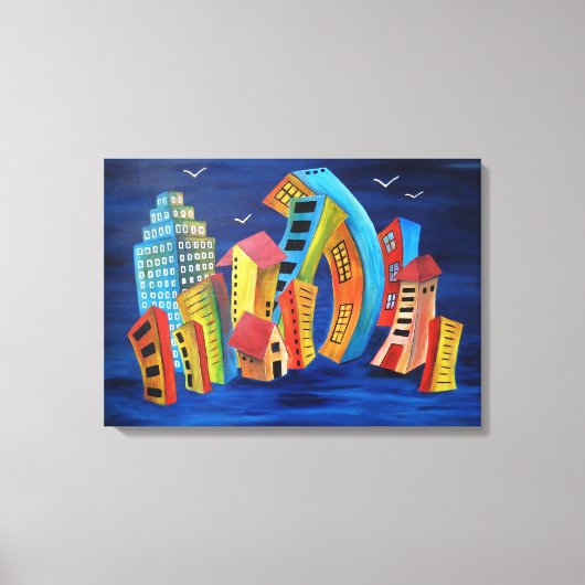 ザフローティングシティ キャンバスプリント (正面)