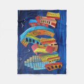 ザフローティングシティ フリースブランケット (正面)