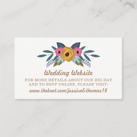 ザフローラリースホワイト結婚ズコレクション エンクロージャーカード (正面)