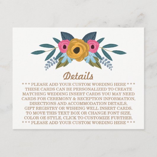 ザフローラリースホワイト結婚ズコレクション エンクロージャーカード (正面)