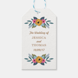 ザフローラリースホワイト結婚ズコレクション ギフトタグ