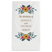 ザフローラリースホワイト結婚ズコレクション スモールペーパーバッグ (正面)