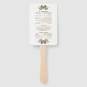 ザフローラリースホワイト結婚ズコレクション ハンドファン (裏面)