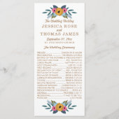 ザフローラリースホワイト結婚ズコレクション プログラム (正面)