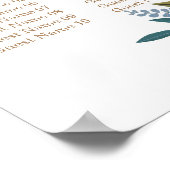 ザフローラリースホワイト結婚ズコレクション ポスター (角)