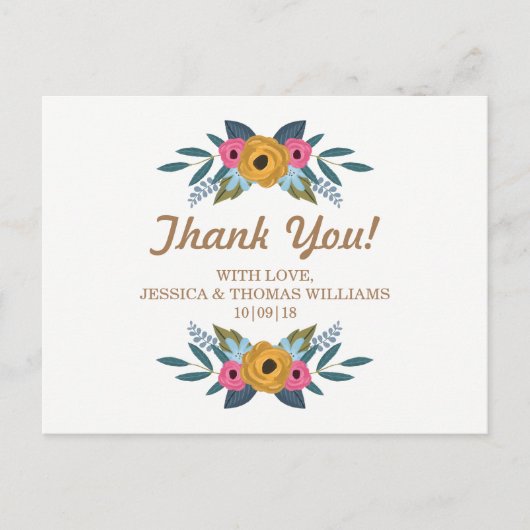 ザフローラリースホワイト結婚ズコレクション ポストカード (正面)