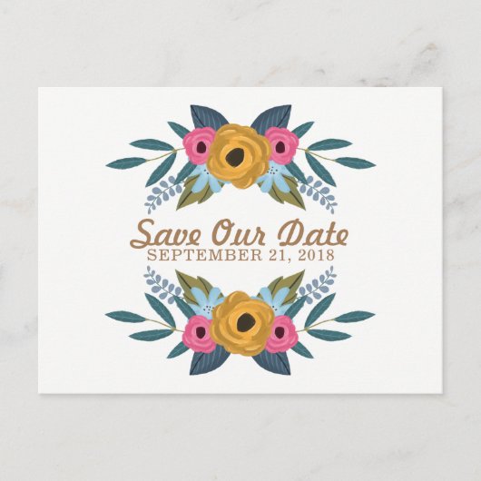 ザフローラリースホワイト結婚ズコレクション 案内ポストカード (正面)