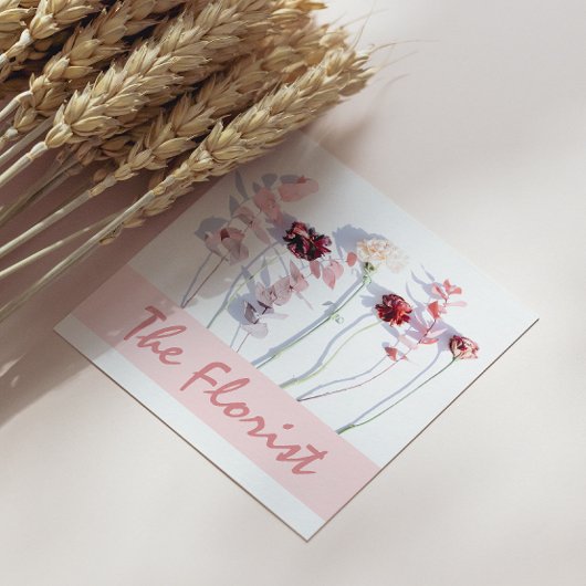 ザフローリストプロフェッショナルスクエアビジネスカード スクエア名刺