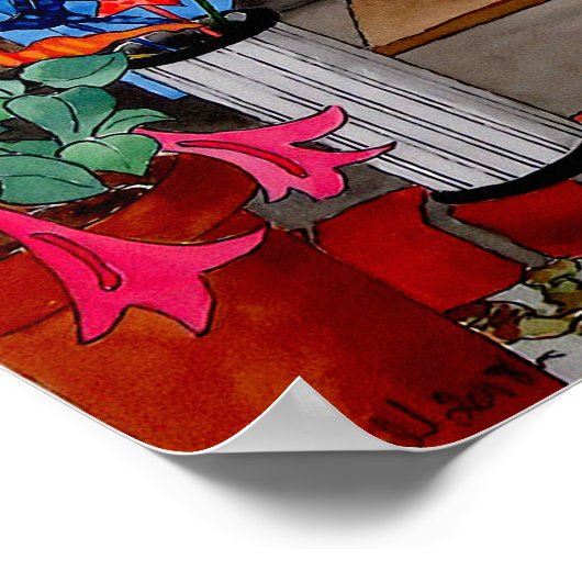 ザフローリスト店 ポスター (角)