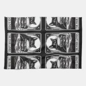 ザフードラバーおもしろいタロット キッチンタオル (横)