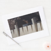 ザフーバーダム 長方形シール (封筒)