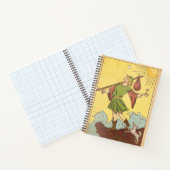 ザフールアーカ専攻のナタロットカードド動揺してッグ ノートブック (内部)