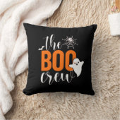 ザブクルーとオレンジと黒ハロウィーン クッション (ブランケット)