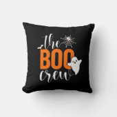 ザブクルーとオレンジと黒ハロウィーン クッション (正面)