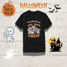 ザブクルーハロウィンファミリー幽霊Tシャツ Tシャツ