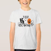 ザブクルーハロウィーン幽霊カボチャ トライブレンドTシャツ (正面)