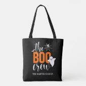 ザブクルーブラック&オレンジカスタム色ハロウィーン トートバッグ (裏面)