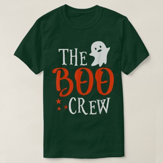 ザブクルー怖い可愛い幽霊ハロウィーン Tシャツ (デザイン正面)