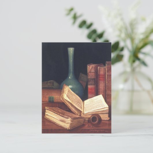 ザブックワームのテー絵画ブルのはがき ポストカード (スタンド正面)