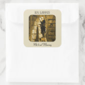 ザブックワーム蔵書票 スクエアシール (バッグ)