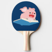 ザブック飛んでいると漫画の豚卓球ラケット 卓球ラケット (裏面)