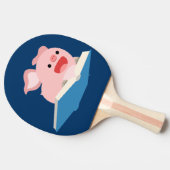 ザブック飛んでいると漫画の豚卓球ラケット 卓球ラケット (横)