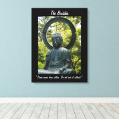 ザブッダと引用文 キャンバスプリント (インサイチュ (ウッドフロア))