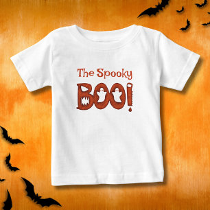 ザブハロウィン不気味ファミリーマッチングベビー ベビーTシャツ