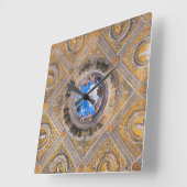 ザブライダルチェンバーシーリングバイアンドレアマンテグナ スクエア壁時計 (傾斜)