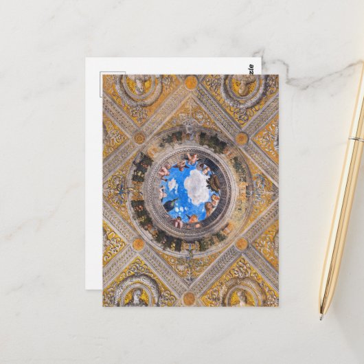 ザブライダルチェンバーシーリングバイアンドレアマンテグナ ポストカード (正面/裏面インサイチュ)