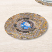 ザブライダルチェンバーシーリングバイアンドレアマンテグナ ラウンドペーパーコースター (アングル)