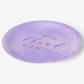 ザブライドはクラウドナインブライダルシャワー ペーパープレート (アングル)