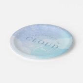 ザブライドはクラウドナインブライダルシャワー ペーパープレート (アングル)