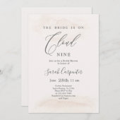 ザブライドはクラウドナインブライダルシャワー 招待状 (正面/裏面)