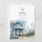 ザブライドアットザビーチハウスブライダルシャワー 招待状 (正面)