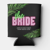 ザブライドグリーン&ピンクトロピカルバッハ 缶クーラー (正面)