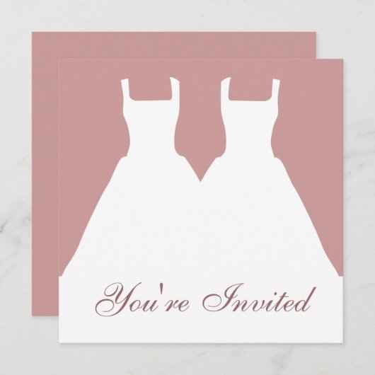 ザブライドス 招待状 (正面/裏面)