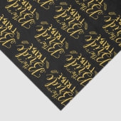 ザブライドトリーモダングリッター文字&フェザー 薄葉紙 (詳細)