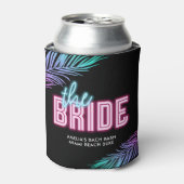 ザブライドネオンブルー&ピンクトロピカルバッハ 缶クーラー (缶正面)