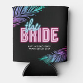 ザブライドネオンブルー&ピンクトロピカルバッハ 缶クーラー (正面)