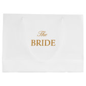 ザブライド金ゴールドホワイト抱き枕 ラージペーパーバッグ (裏面)