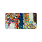 ザブライド， 1917-1918によってグスタフクリムト ラベル (正面)