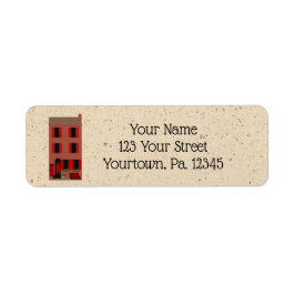 ザブラウンストーン差出人住所ラベル ラベル